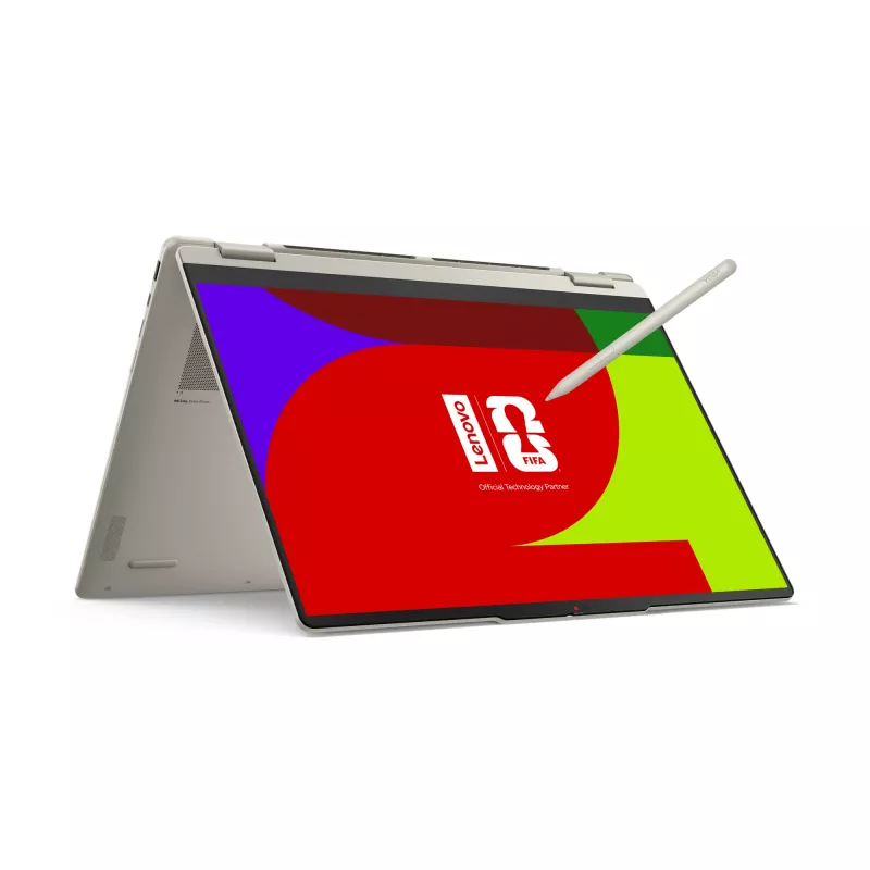 Lenovo Yoga 7 2-in-1 16AGP11 Copilot+ PC AMD Ryzen™ AI 7 445 Hibrīds (2-in-1) 40.6 cm (16 inch) Skārienjutīgs WQXGA+ 32 GB LPDDR5x-SDRAM 1 TB SSD Wi-Fi 7 (802.11be) Windows 11 Home German Seashell (krāsa)