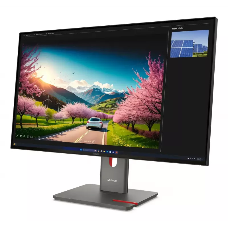 Monitor Lenovo ThinkVision P32UD-40 31.5 inch 4K UHD (3840×2160) IPS LCD, 6 ms, USB 3.2 Gen 2x2 centrmezgls, USB-C, VESA, regulējams augstumā
