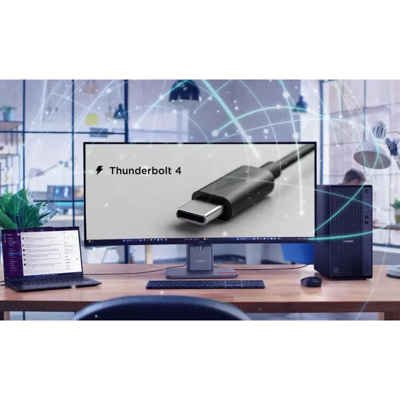 Monitors Lenovo ThinkVision P40WD-40 39,7 collas WUHD 5120x2160 LCD 21:9 6 ms USB centrmezgls Skaļruņi Augstumā regulējams VESA