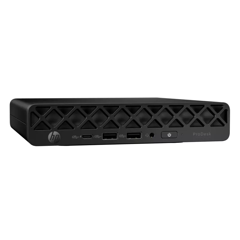 Mini PC HP ProDesk 4 G1i AI — Intel Core Ultra 5 235T, 16 GB DDR5, 512 GB SSD, Windows 11 Pro, melns