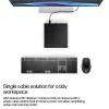 Mini PC HP EliteDesk 8 Mini G1i AI — Intel Core Ultra 7 265T, 16 GB DDR5, 1 TB SSD, Windows 11 Pro, Melns