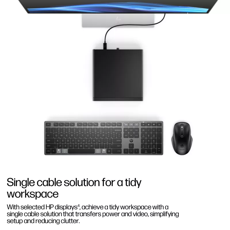 Mini PC HP EliteDesk 8 Mini G1i AI — Intel Core Ultra 7 265T, 16 GB DDR5, 1 TB SSD, Windows 11 Pro, Melns