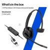 HP Poly Mission 425 Stereo USB vadu austiņas