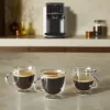 Espresso automāts KRUPS Sensation EA910E — pilnībā automātisks, 1,7 l ūdens tvertne, iebūvēta dzirnaviņas, 2 snīpi, 1450 W