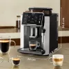 Espresso automāts KRUPS Sensation EA910E — pilnībā automātisks, 1,7 l ūdens tvertne, iebūvēta dzirnaviņas, 2 snīpi, 1450 W