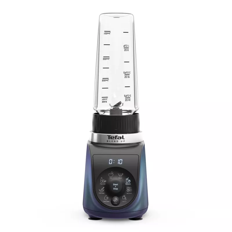 Tefal Blend Up BL19H4F0 blenderis 0,85 L Galda blenderis 1000 W Zils, Caurspīdīgs