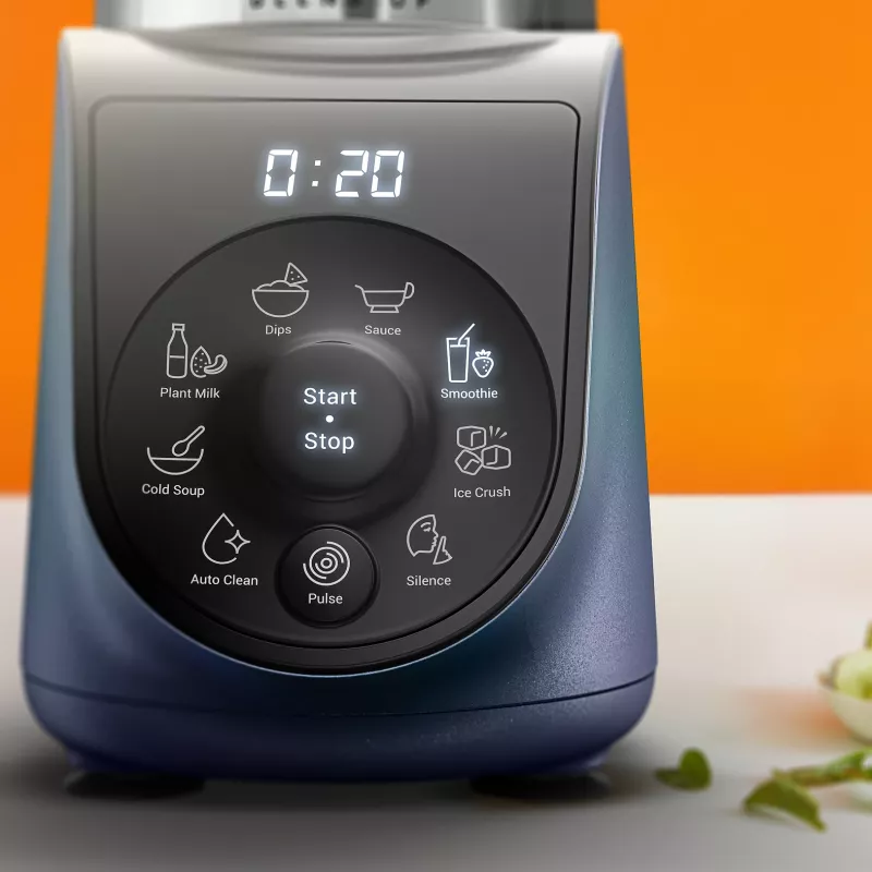 Tefal Blend Up BL19H4F0 blenderis 0,85 L Galda blenderis 1000 W Zils, Caurspīdīgs