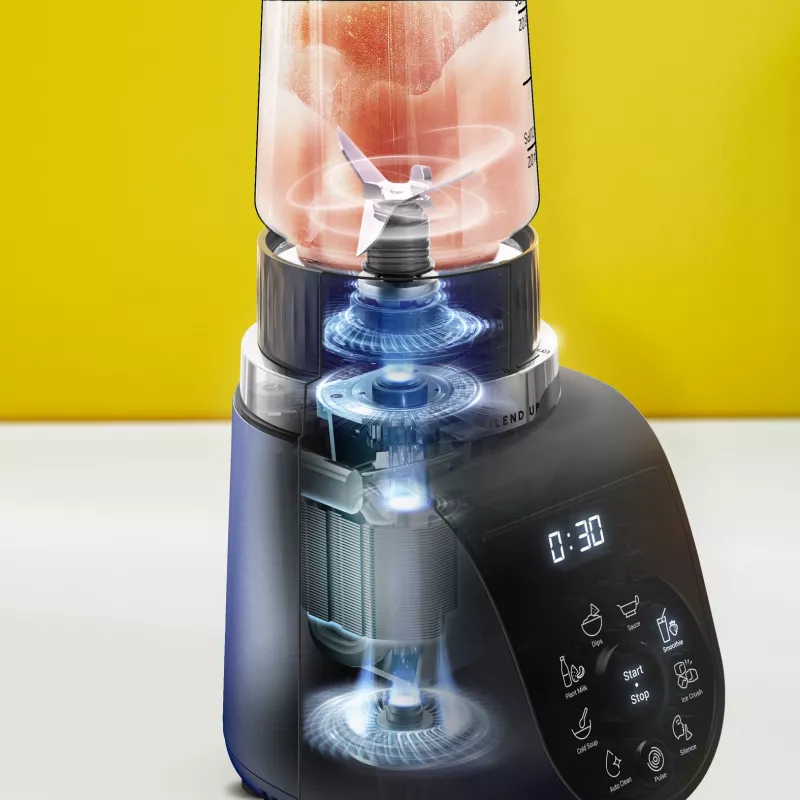 Tefal Blend Up BL19H4F0 blenderis 0,85 L Galda blenderis 1000 W Zils, Caurspīdīgs