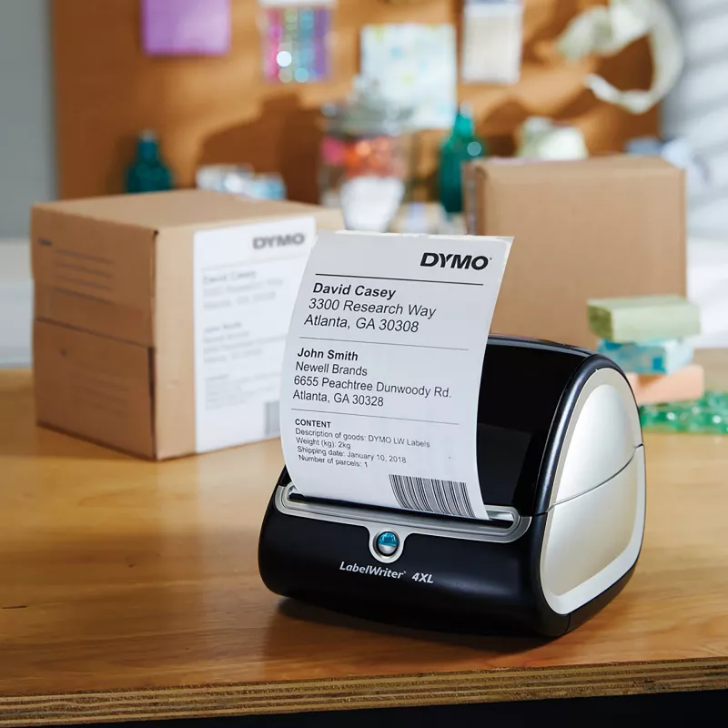 Sūtījumu etiķetes Dymo LabelWriter īpaši lielas 104×159 mm pašlīmējošas 6 ruļļi, 1320 etiķetes priekš LabelWriter 4XL/5XL