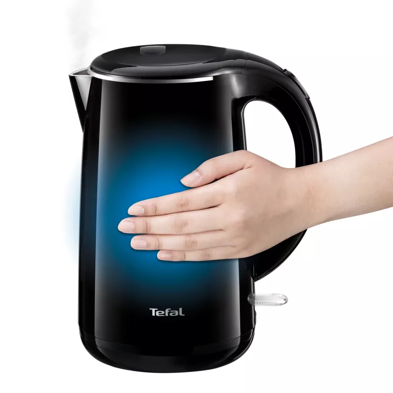 Tefal Safe'Tea KO2608 elektriskā tējkanna 1,7 L 1800 W Melna