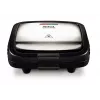 Kontaktgrils Tefal SM193D — galda elektriskais grils, melns un nerūsējošais tērauds, 1,9 kg