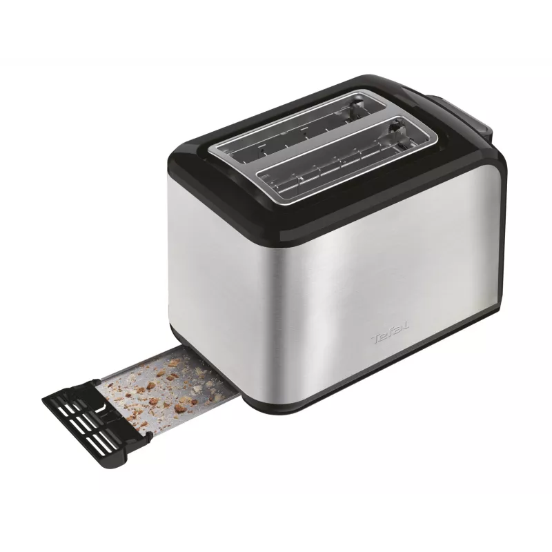 Tefal Express TT410D tosteris 7 2 gab. 850 W Melns, Nerūsējošais tērauds