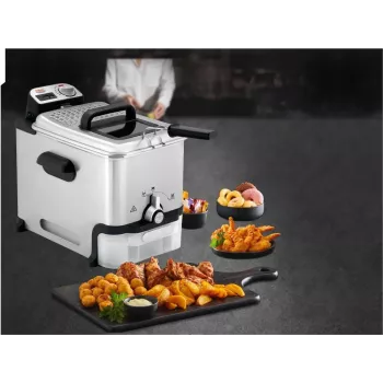 Tefal FR8041 fritieris 3,5 L brīvi stāvošs 2300 W dziļā cepšanas ierīce Sudraba krāsā