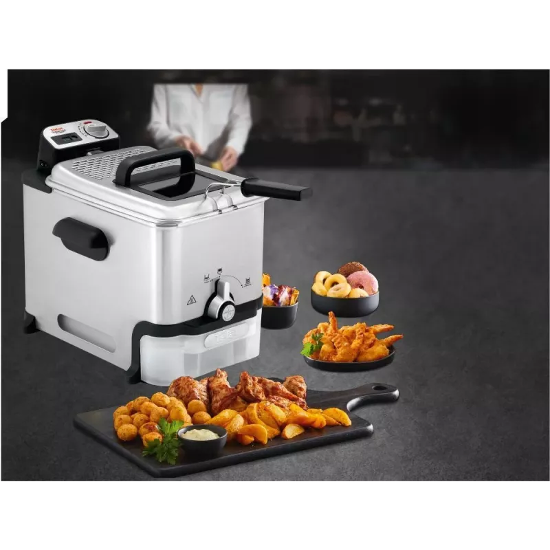 Tefal FR8041 fritieris 3,5 L brīvi stāvošs 2300 W dziļā cepšanas ierīce Sudraba krāsā