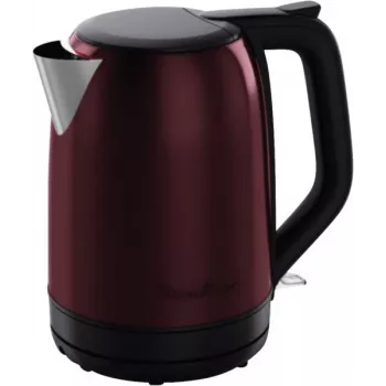 Elektriskā tējkanna MOULINEX BY5S05E0 1.7 L 2400 W Melna/Burgundijas nerūsējošais tērauds