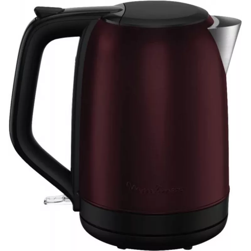 Elektriskā tējkanna MOULINEX BY5S05E0 1.7 L 2400 W Melna/Burgundijas nerūsējošais tērauds