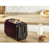 Tosteris MOULINEX LT5S05E0 — 2 šķēlēm, 1300 W, nerūsējošā tērauda korpuss, melns/sarkans