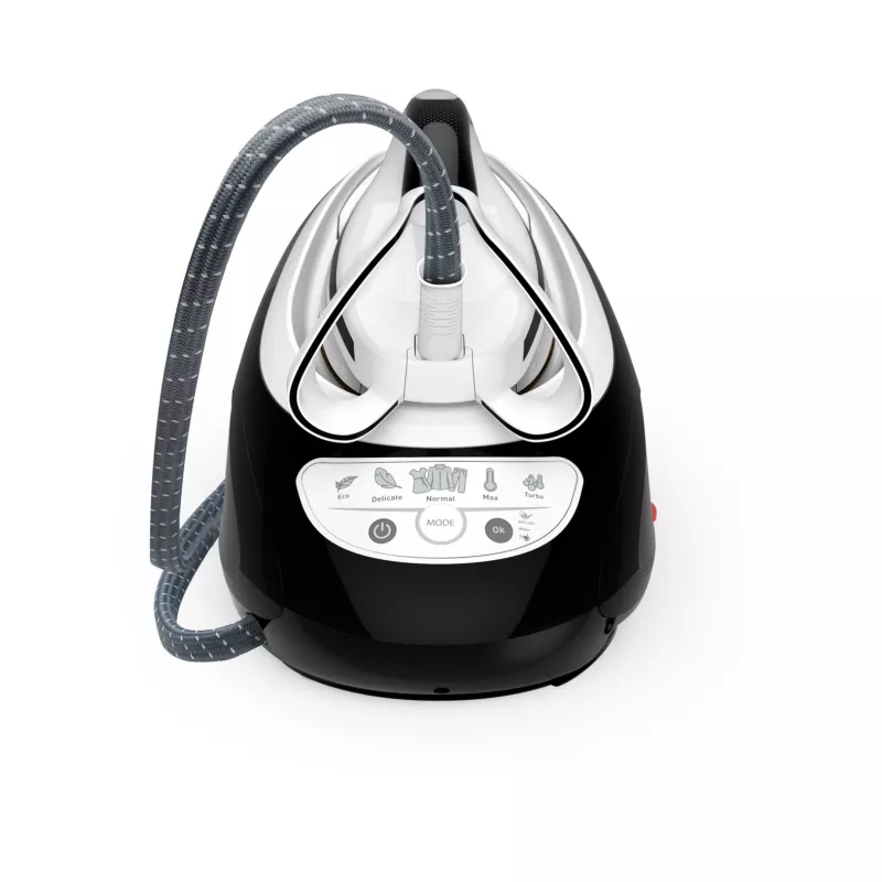 Tefal Pro Express Ultimate GV9550 1.9 L Durilium AirGlide Autoclean zole Melns, Balts