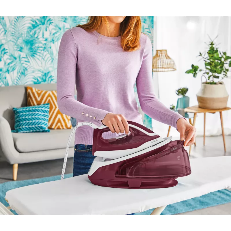 Tefal Express Easy SV6130 2200 W 1,7 L Sarkana, Balta