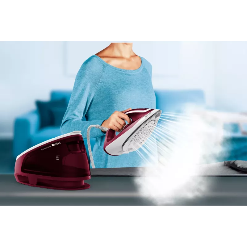 Tefal Express Easy SV6130 2200 W 1,7 L Sarkana, Balta