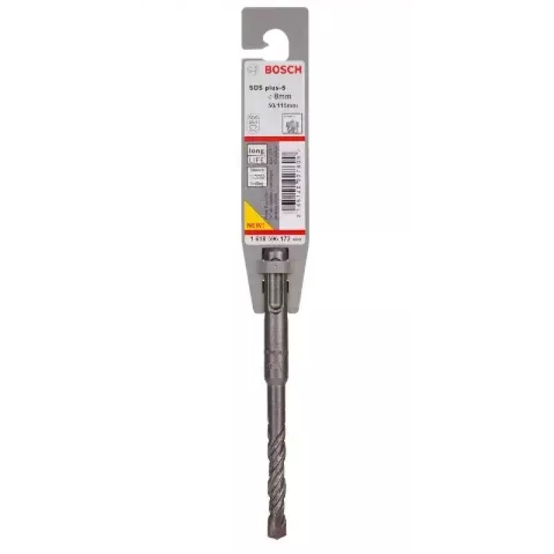 Triecienurbis Bosch SDS Plus-5 — 8 mm, āmururbim un urbšanai