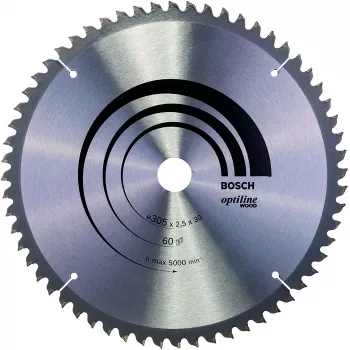 Bosch Optiline Wood ripzāģa asmeņi, Koks, 30.5 cm, Bosch, 798 g, 1 gab.