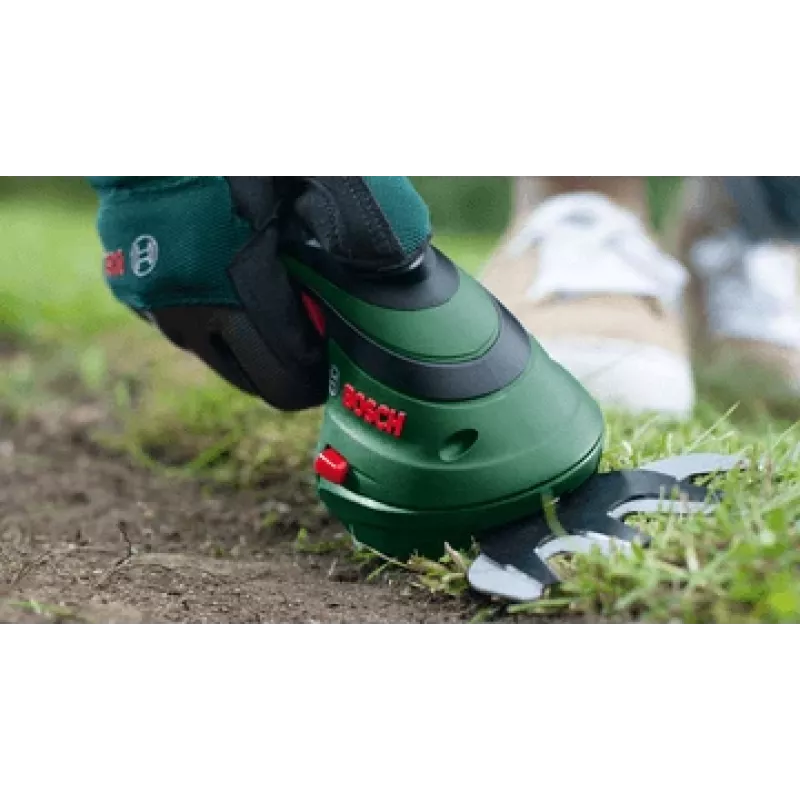 Bosch Isio bezvada zāles šķēres 8 cm 3.6 V Melna, Zaļa