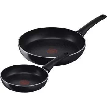 Cepšanas pannu komplekts Tefal Generous Cook C27890 — alumīnijs, 20 cm un 28 cm, melns, 2 gab.