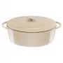 Tefal E25906 Ovāla Bēša čuguna virtuves piederums, 34 cm diametrs, ovāla forma