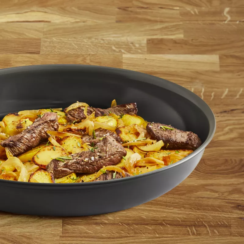 Tefal Change Melns C4760625 panna Daudzpusīga panna Apaļa