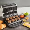 Kontaktgrils Tefal Optigrill+ XL GC727D10 — 2000 W, taisnstūra metāla korpuss, 445×365×175 mm