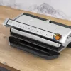 Kontaktgrils Tefal Optigrill+ XL GC727D10 — 2000 W, taisnstūra metāla korpuss, 445×365×175 mm