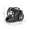 Cilindra putekļsūcējs Rowenta Silence Force RO7935 — 500 W, bezmaisa cikloniskais, 2,5 L, HEPA, 59 dB