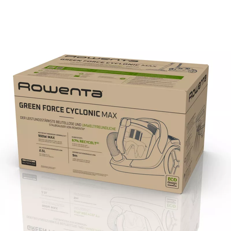Rowenta RO7B12 2,5 L cilindriskais putekļsūcējs sausajai tīrīšanai 900 W bez putekļu maisa