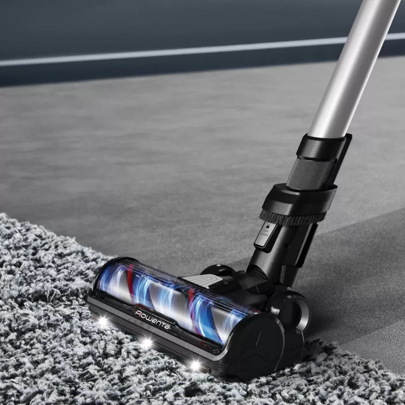 Bezvada slotas putekļsūcējs Rowenta X-Force Flex 13.60 RH9A36WV — 60 min darbības laiks, 0,65 L bezmaisa, ciklonisks, violets