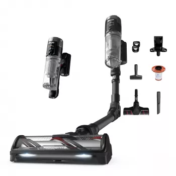 Rowenta X-Force Flex RH9L55E0 stick vacuum/elektriskā slota 2-in-1 vertikālais putekļsūcējs Ar bateriju Sauso uzkopšanu Bez maisiņa 0.65 L Melns