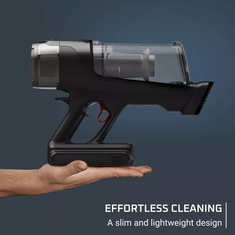 Rowenta X-Force Flex RH9L55E0 stick vacuum/elektriskā slota 2-in-1 vertikālais putekļsūcējs Ar bateriju Sauso uzkopšanu Bez maisiņa 0.65 L Melns