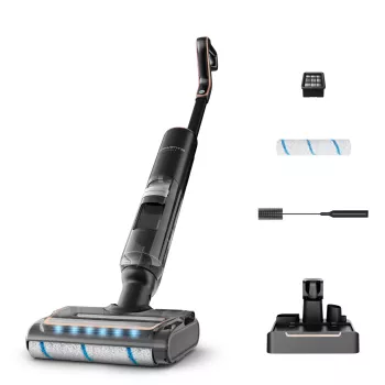 Rowenta X-Clean 7 GZ5736E0 bezvada putekļsūcējs/elektriskā slota Baterija Sausā&mitrā Bezmaisa Melns