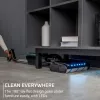 Rowenta X-Clean 7 GZ5735E0 stieņa putekļsūcējs/elektriskā slota Baterija Sausā un mitrā tīrīšana Bez maisiņa 0,5 L Melna, Hromēta