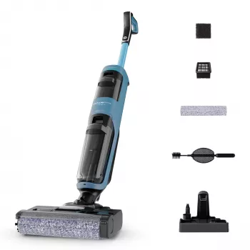 Rowenta X-Clean 2 GZ2271E0 stieņa putekļsūcējs/elektriskā slota Baterija Sausā&mitrā Bez maisiņa Zils