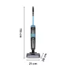 Rowenta X-Clean 2 GZ2271E0 stieņa putekļsūcējs/elektriskā slota Baterija Sausā&mitrā Bez maisiņa Zils