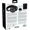Konix PULSAR austiņas ar vadu un bezvadu savienojamību, galvas lentes, spēlēm, USB Type-C, Bluetooth, melnas