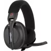 Konix PULSAR austiņas ar vadu un bezvadu savienojamību, galvas lentes, spēlēm, USB Type-C, Bluetooth, melnas