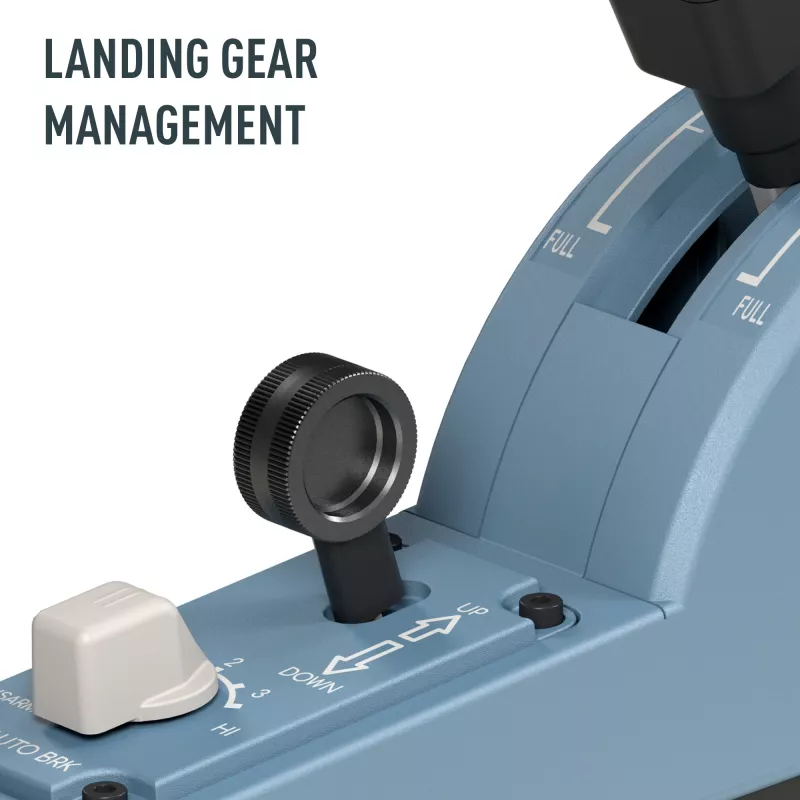 Thrustmaster TCA Quadrant Add-On Airbus Edition Melns, Blue Flight Sim PC