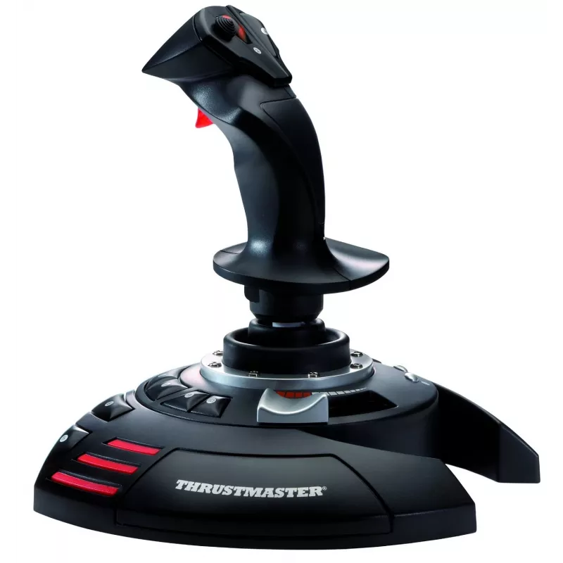 Thrustmaster T.Flight Stick X Melns, sarkans, sudrabains USB kursorsvira Analoga PC, Playstation 3