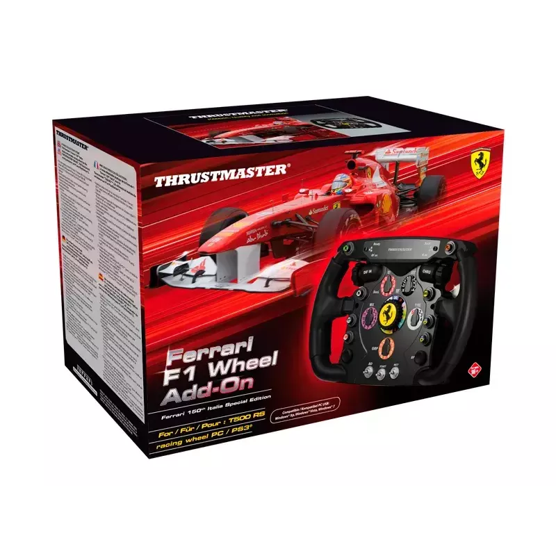 Thrustmaster Ferrari F1 Melns RF stūres rats analogs PC, PlayStation 4, PlayStation 5, Playstation 3, Xbox