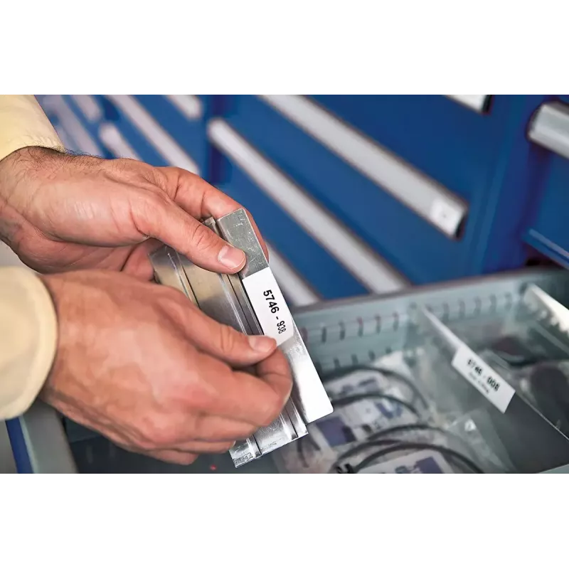 Etiķešu printeris Dymo Rhino 4200 Wireless QWERTY — termotransfēra, LED displejs, Li-Ion baterija, bezvadu, 100 etiķešu formāti