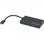 Hypertec 021308-HY saskarnes centrmezgls USB 3.2 Gen 1 (3.1 Gen 1) Type-C 5000 Mbit/s Melns