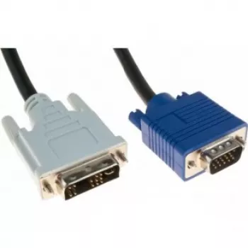 Hypertec 127701-HY video kabeļa adapteris 2 m VGA (D-Sub) DVI melns