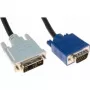 Hypertec 127701-HY video kabeļa adapteris 2 m VGA (D-Sub) DVI melns